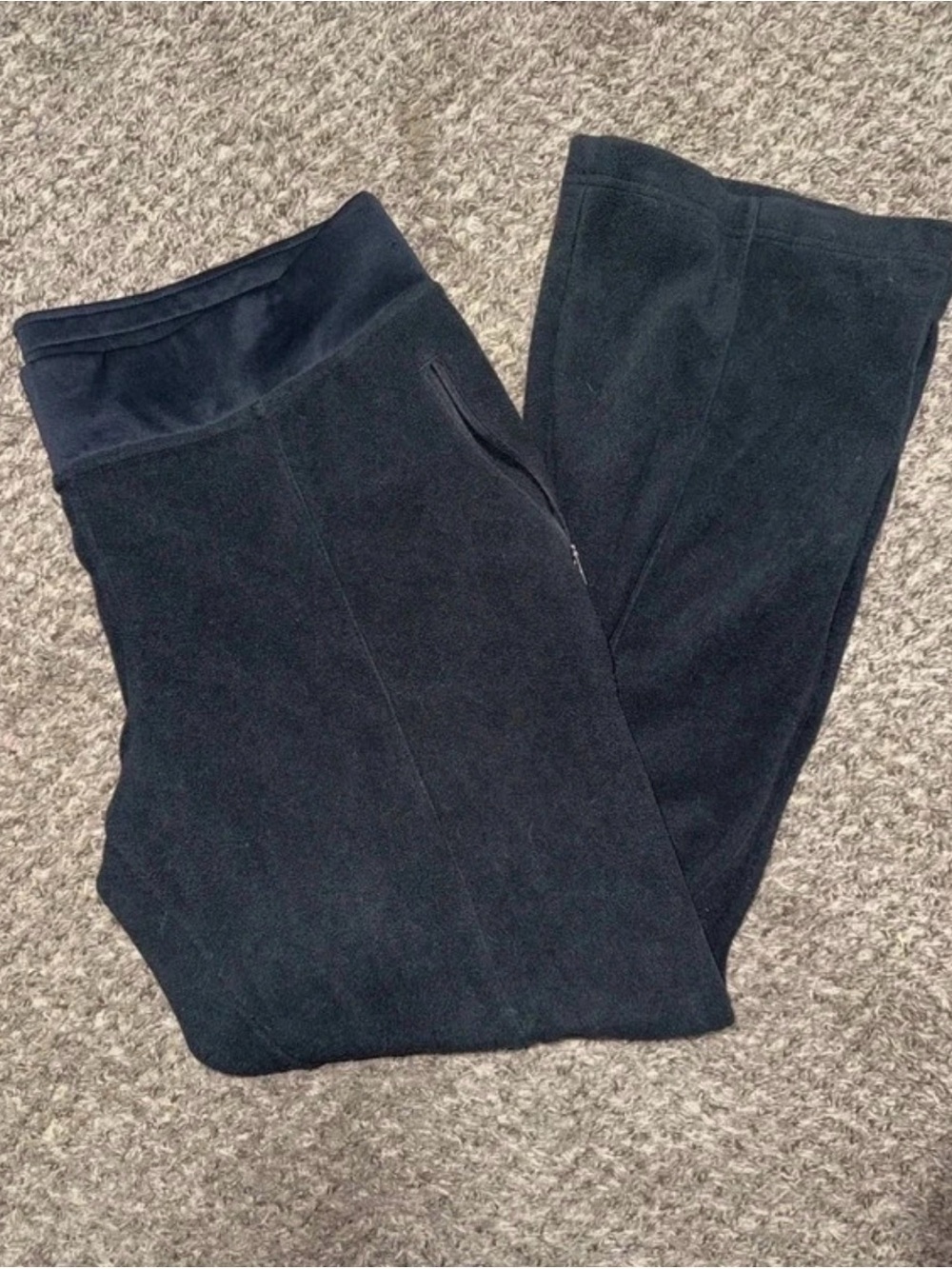 Columbia Sportswear Lightweight Black Fleece Lounge Pants 1X